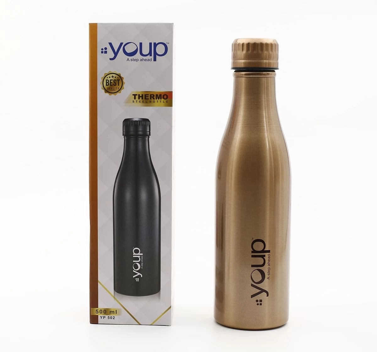 Youp Thermosteel Insulated Water Bottle Yp502 Multicolour 10Y+ Assorted 