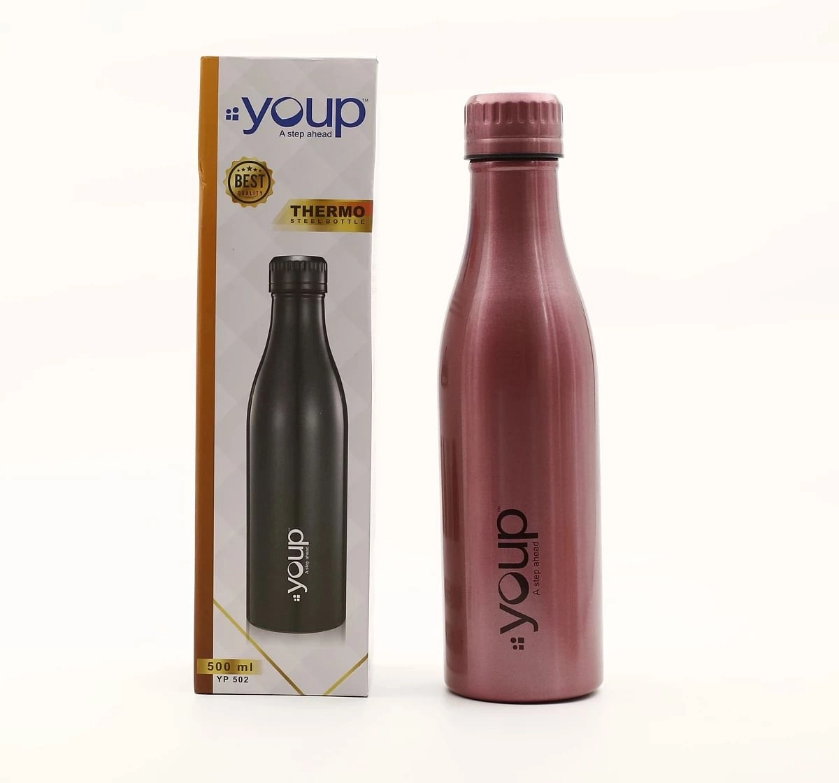 Youp Thermosteel Insulated Water Bottle Yp502 Multicolour 10Y+ Assorted 