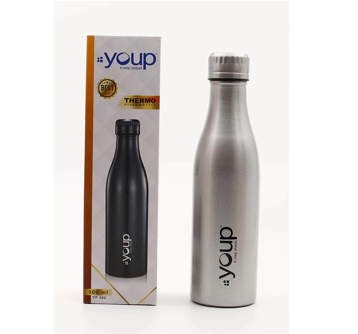 Youp Thermosteel Insulated Water Bottle Yp502 Multicolour 10Y+ Assorted 