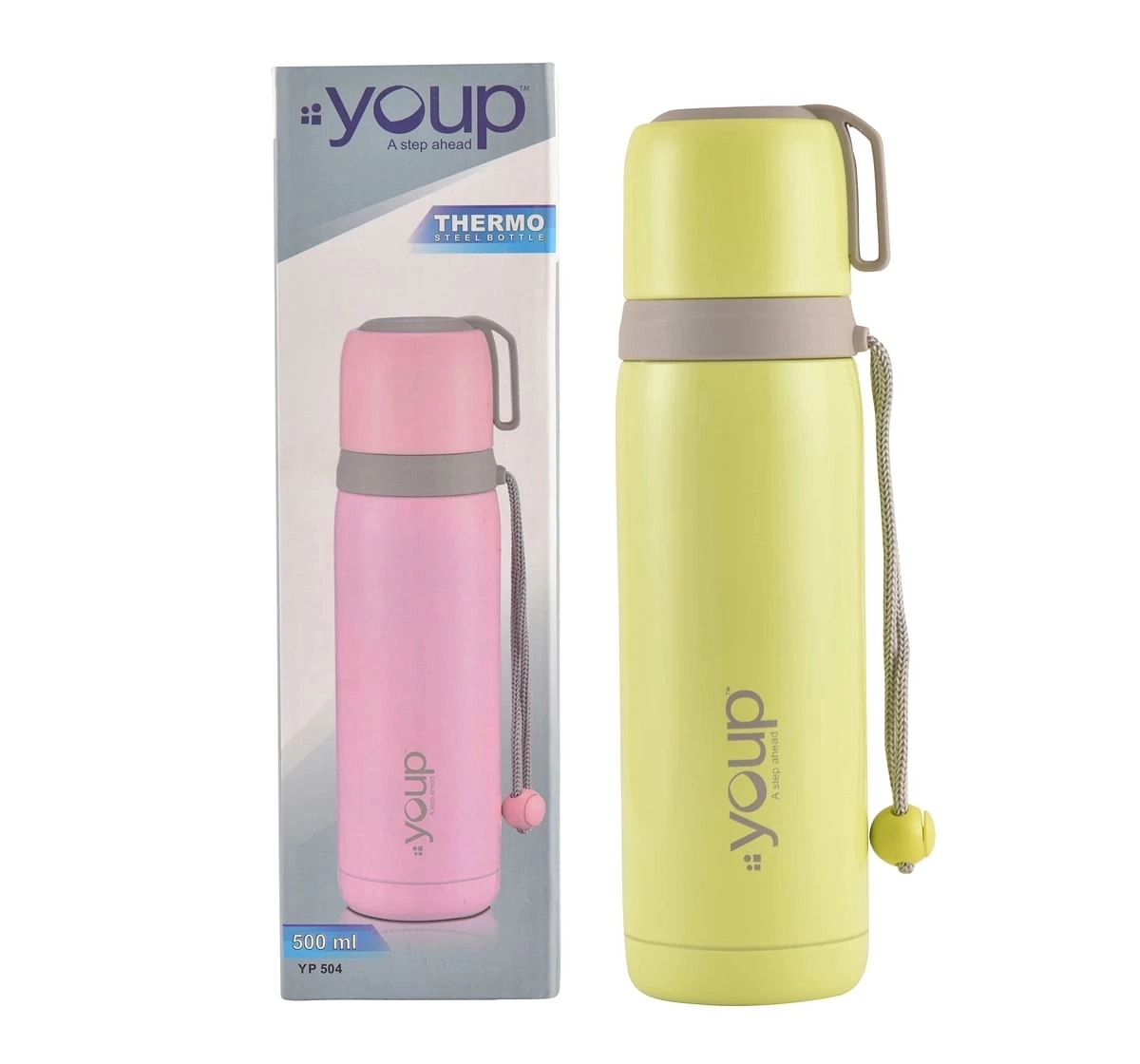 Youp Thermosteel Insulated Bottle Yp504 Multicolour 10Y+ Assorted 