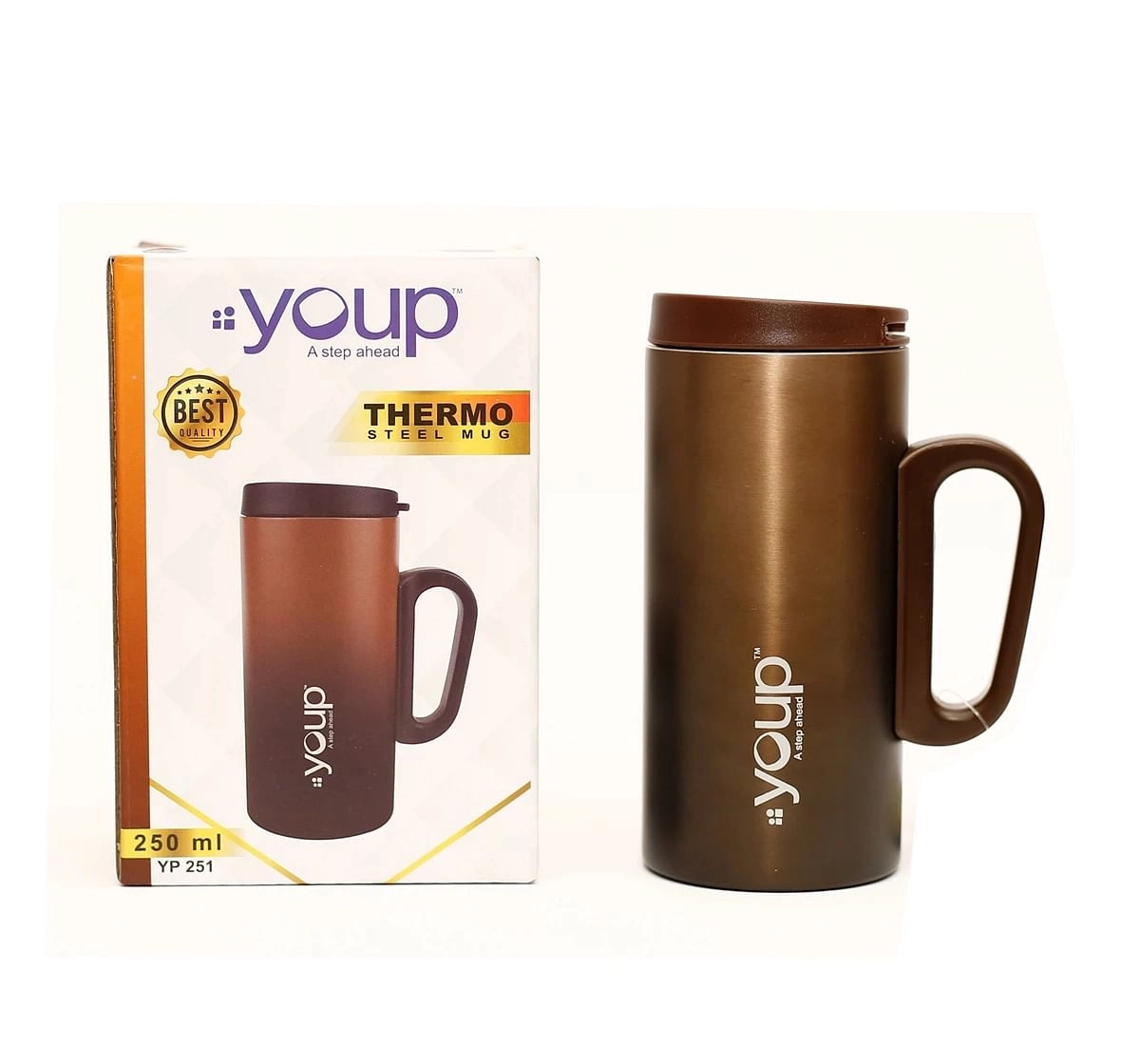 Youp Thermosteel Insulated Water Bottle Lexus Multicolour 10Y+ Assorted 