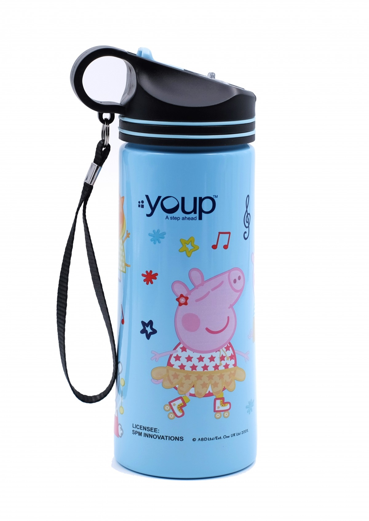 Youp Stainless Steel Peppa Pig Kids Water Bottle Hyower Multicolour 3Y+