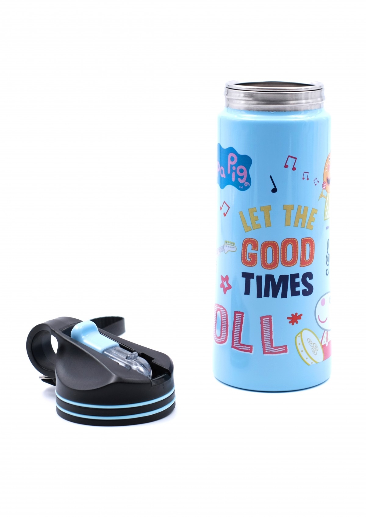 Youp Stainless Steel Peppa Pig Kids Water Bottle Hyower Multicolour 3Y+