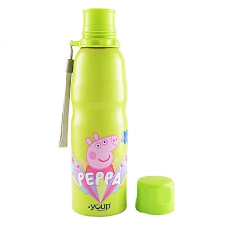 Youp Stainless Steel Peppa Pig Kids Water Bottle Harper Multicolour 3Y+ Assorted 