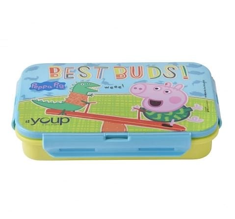 Youp Stainless Steel Peppa Pig Kids Lunch Box Multicolour 3Y+ Assorted 