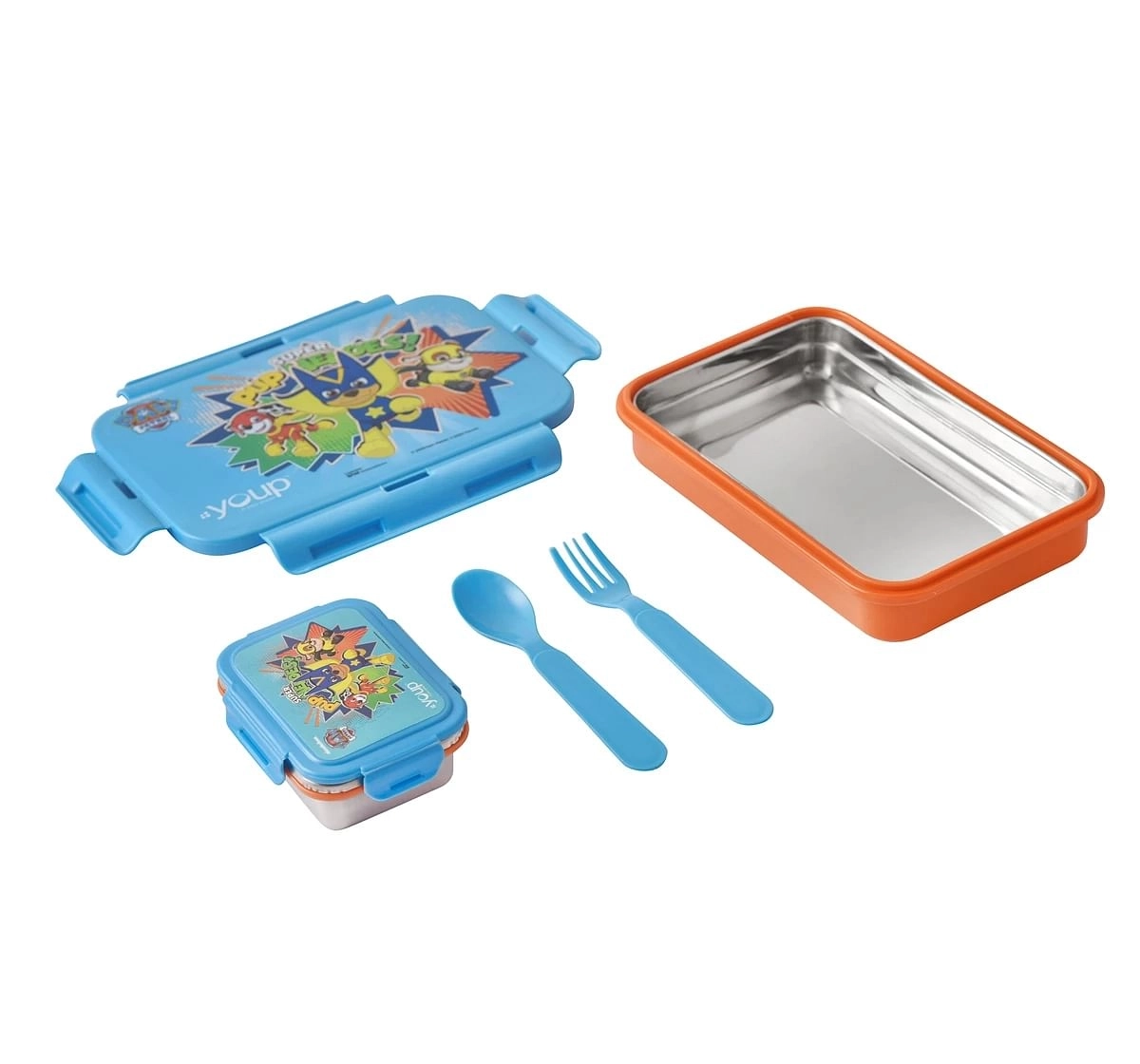 Youp Stainless Steel Peppa Pig Kids Lunch Box Multicolour 3Y+ Assorted 