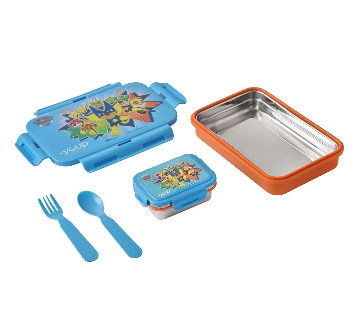 Youp Stainless Steel Peppa Pig Kids Lunch Box Multicolour 3Y+ Assorted 