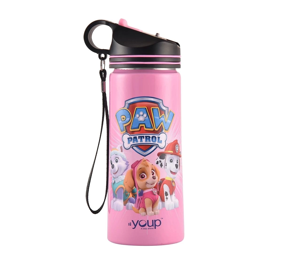 Youp Stainless Steel Paw Patrol Kids Sipper Bottle Daisy Multicolour 3Y+ Assorted 