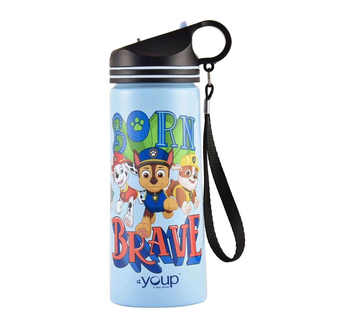 Youp Stainless Steel Paw Patrol Kids Sipper Bottle Daisy Multicolour 3Y+ Assorted 