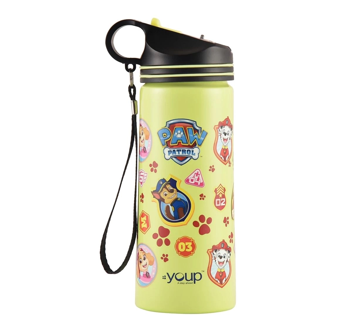 Youp Stainless Steel Paw Patrol Kids Sipper Bottle Daisy Multicolour 3Y+ Assorted 