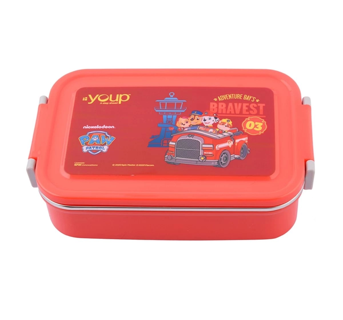 Youp Stainless Steel Paw Patrol Kids Lunch Box Tasty Bites Multicolour 3Y+ Assorted 