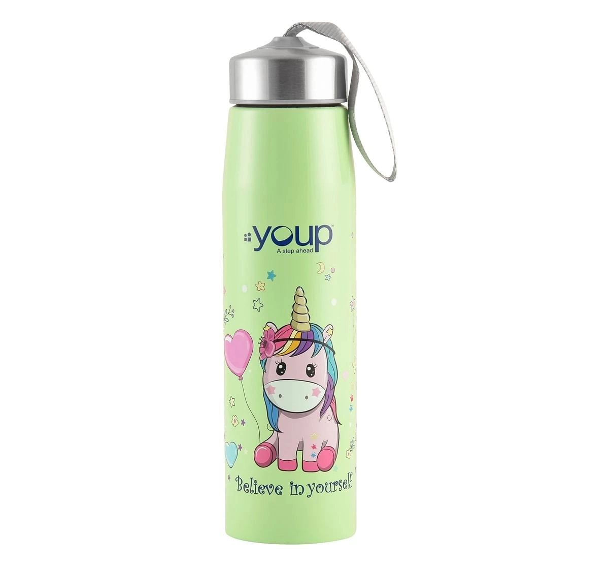 Youp Thermosteel Unicorn Kids Insulated Water Bottle Abby Multicolour 3Y+ Assorted 
