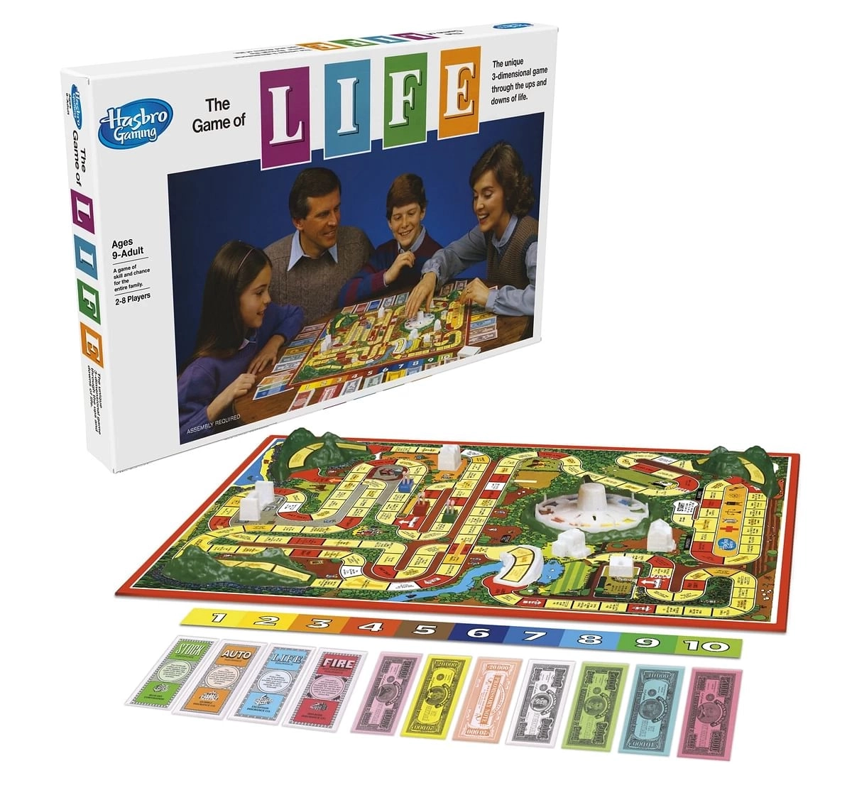 Hasbro The Game Of Life Board Game For Families and Friends 9Y+, Multicolour