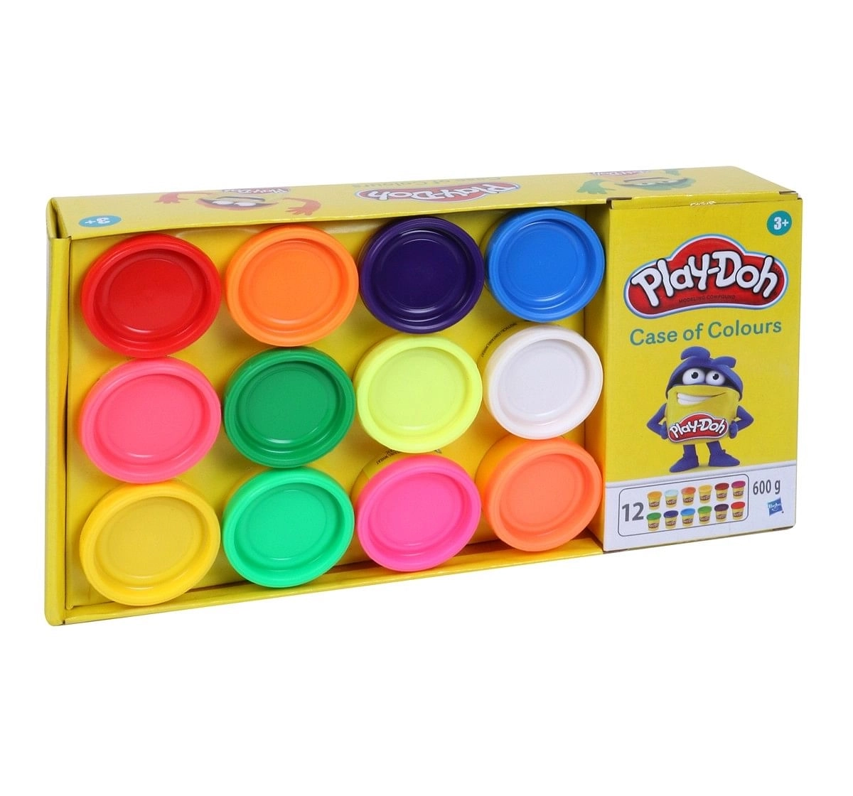 Play Doh Case of Colours 12 Pack of 2 Ounce Cans for Kids Multicolor 2Y+