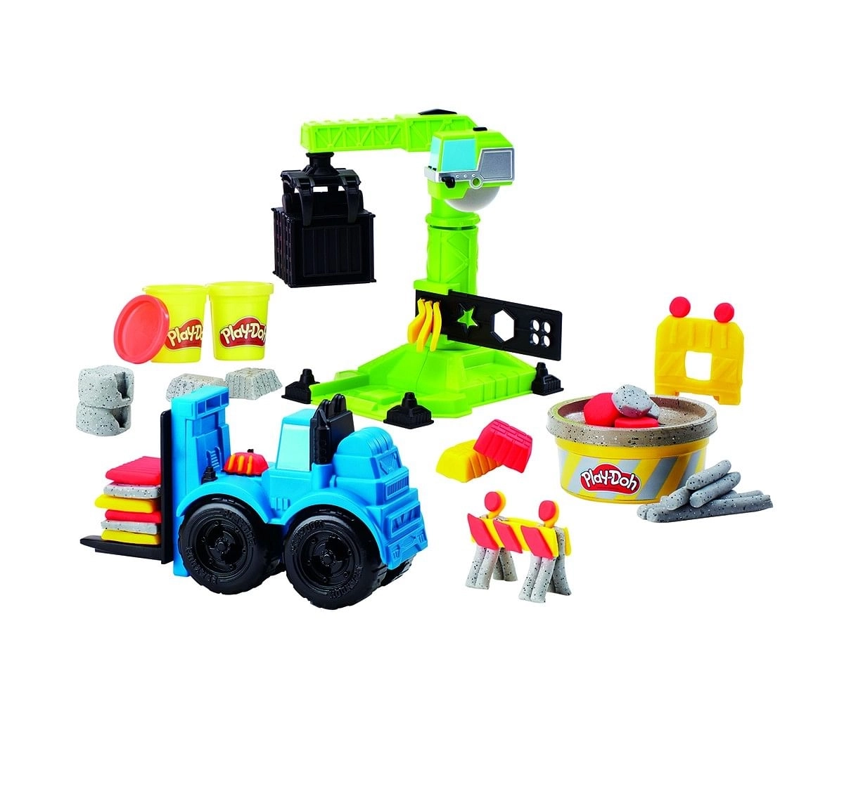 Play-Doh Crane n Forklift Clay & Dough for Kids age 3Y+ 