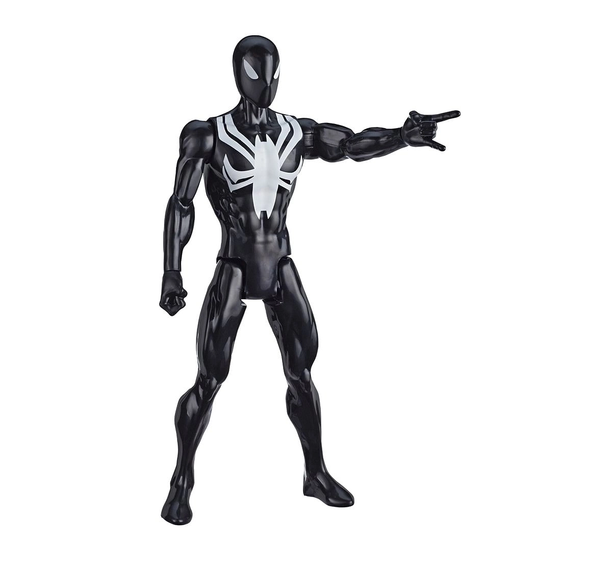 Marvel Spider-Man Titan Hero Series Web Warriors Black Suit Spider-Man Action Figures for age 4Y+ 
