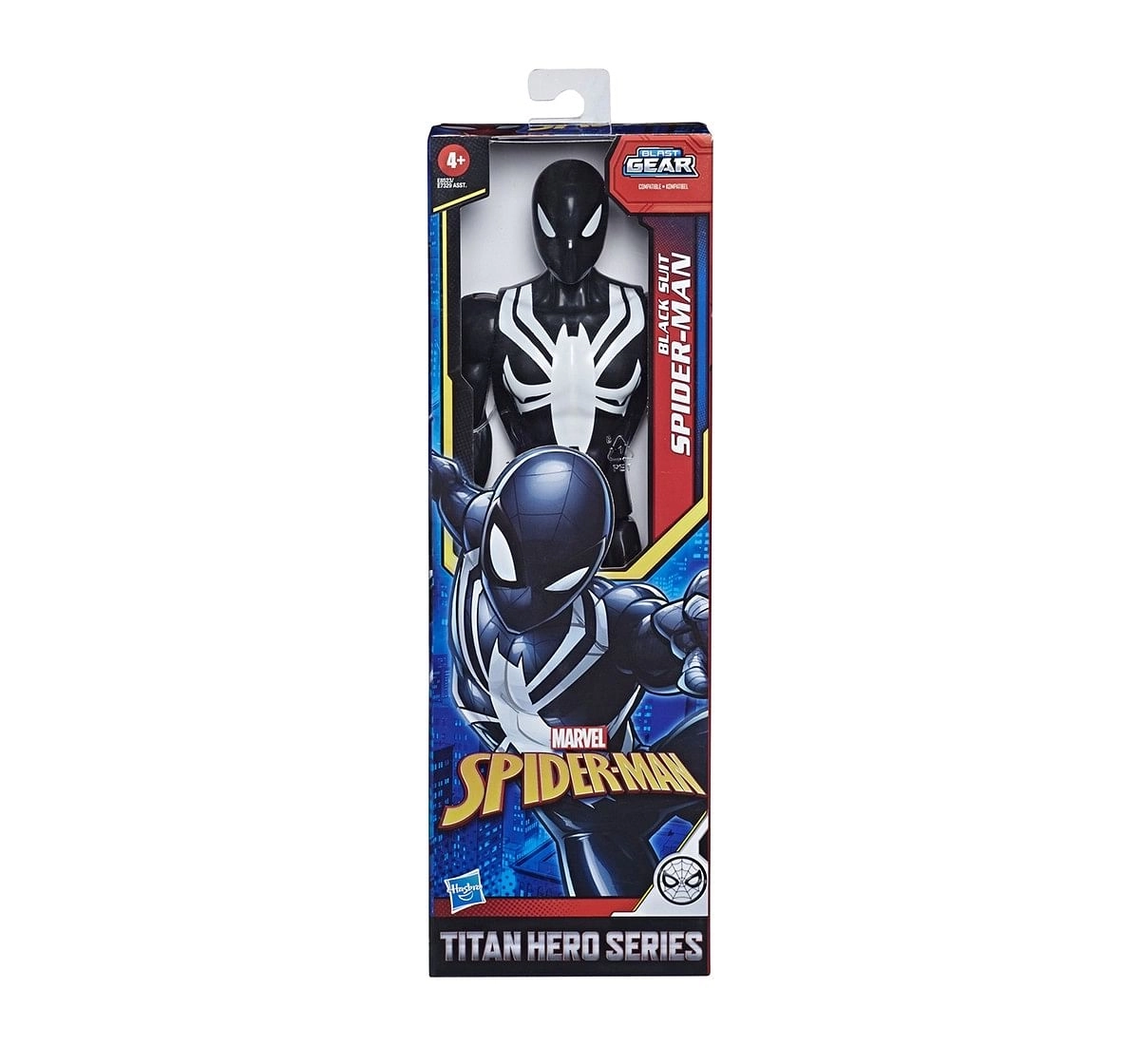 Marvel Spider-Man Titan Hero Series Web Warriors Black Suit Spider-Man Action Figures for age 4Y+ 