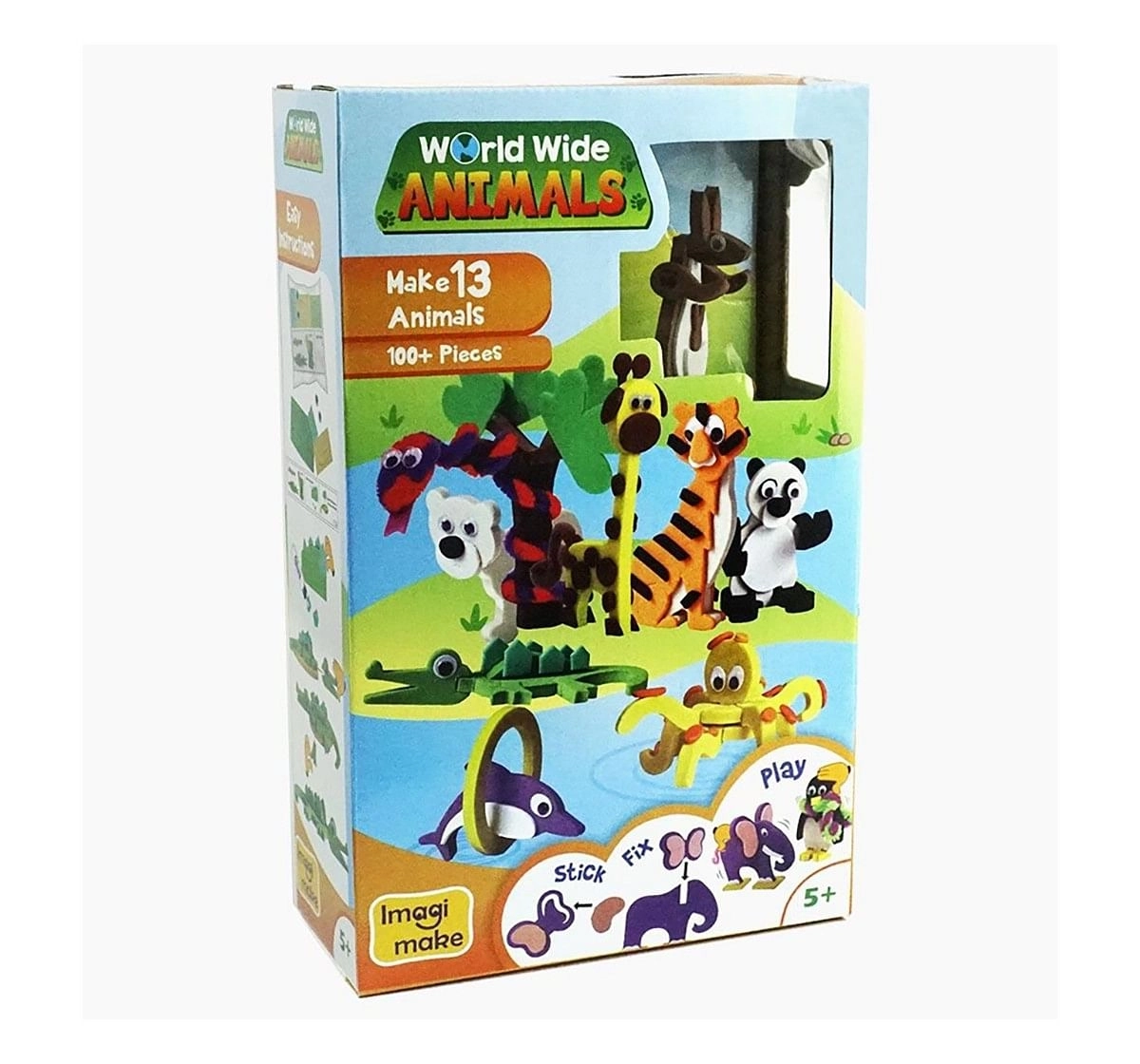 Imagimake Worldwide: Animals Games for Kids Age 5Y+