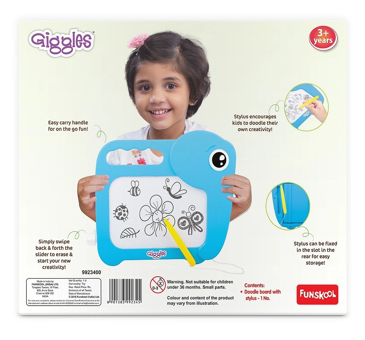 Giggles Mini Doodle Early Learner Toys for Kids Age 2Y+