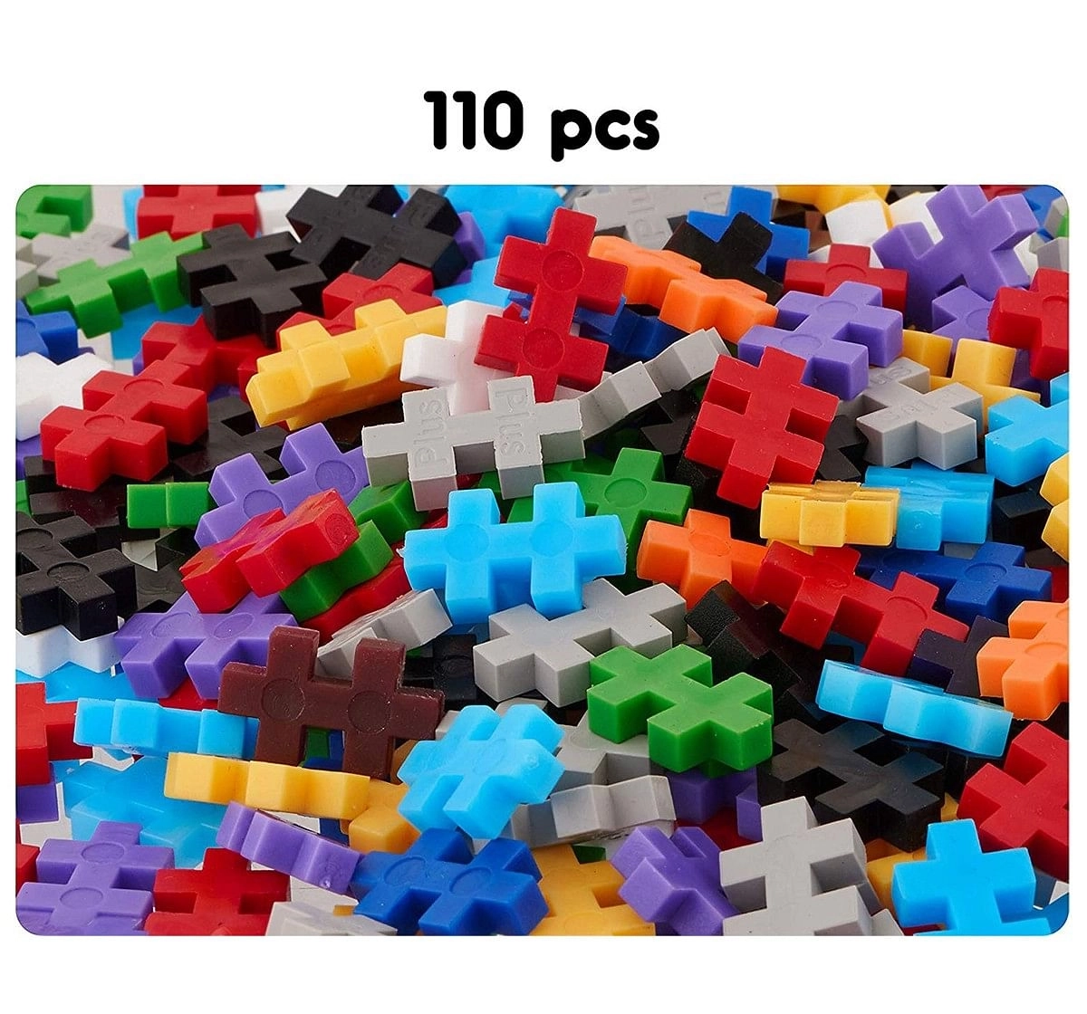Play Panda Fixi Bricks Jungle Tube 1 Elephant And Giraffe With 110 Pcs, Detailed Assembly Instructions And Storage Tube Small Parts (Age 799 Years),  4Y+ (Multicolor)