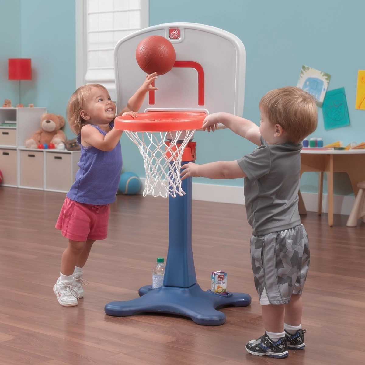 Step2 Shooting Hoops Junior Basketball Set Multicolour 1.5Y+
