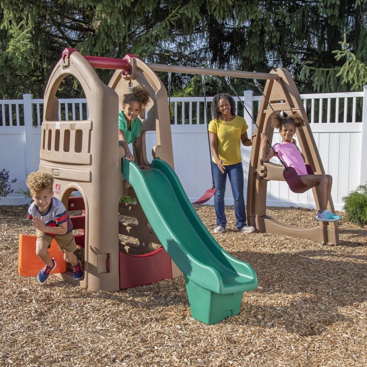 Step2 Naturally Playful Playhouse Climber Swing Extension Multicolour 3Y