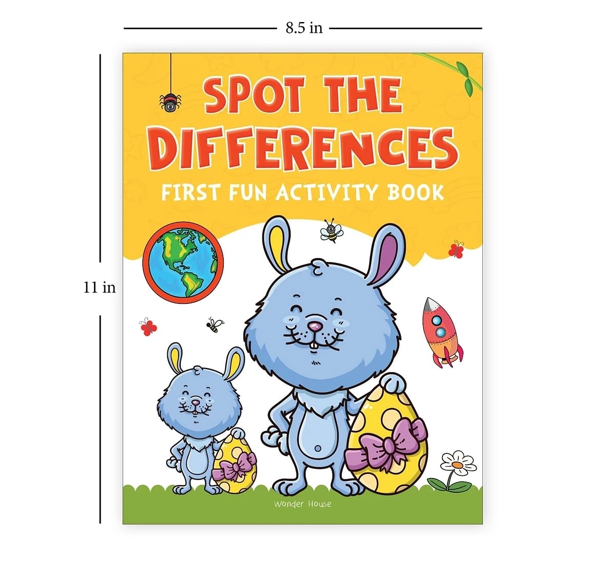 Wonder House Books Spot the Difference First Fun Activity Book for kids 0M+, Multicolour