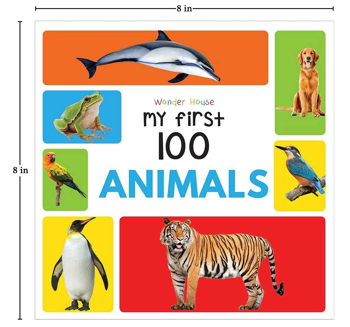 Wonder House Books My first 100 animals Early learning books Paperback Multicolor 0M+