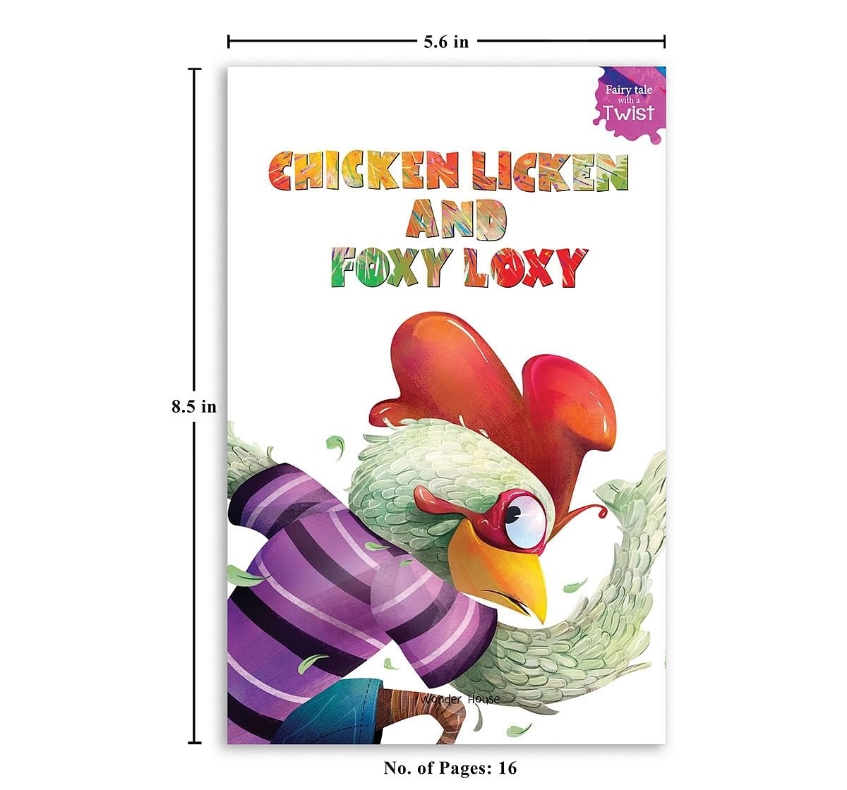 Wonder House Books Chicken licken and foxy loxy Fairytales Paperback Multicolor 3Y+