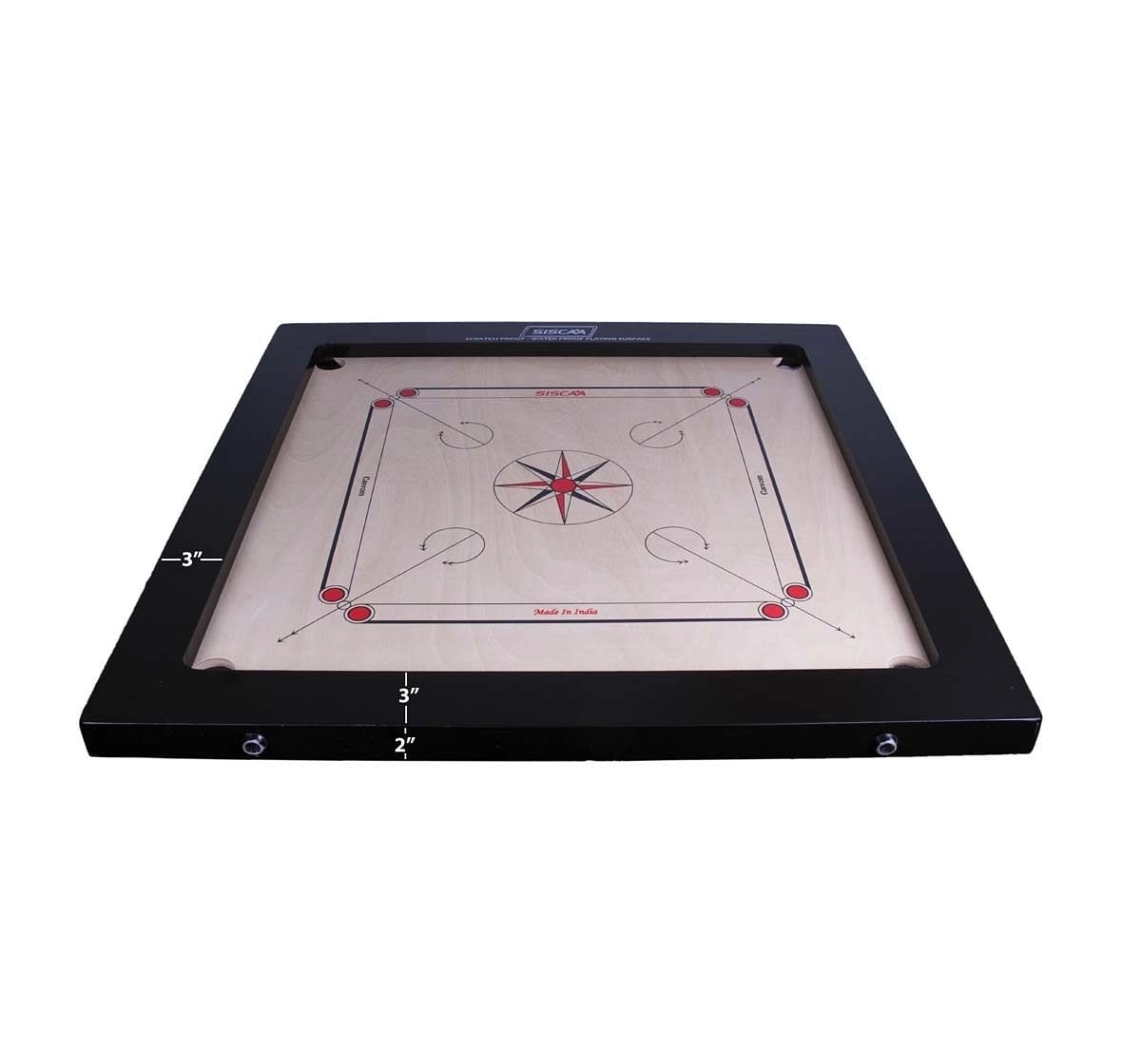 Siscaa Tournament Carrom Indoor Sports for Kids Age 13Y+
