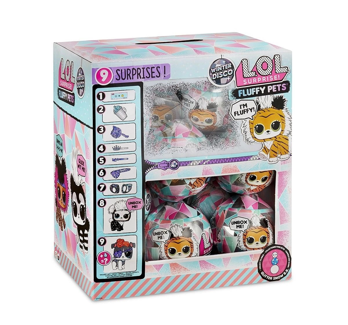 Lol Surprise Fluffy Pets, Collectible Dolls for Girls age 3Y+ (Assorted)