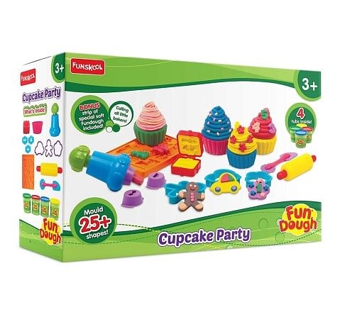 Fun Dough Cupcake Party Plastic Multicolour 3Y+