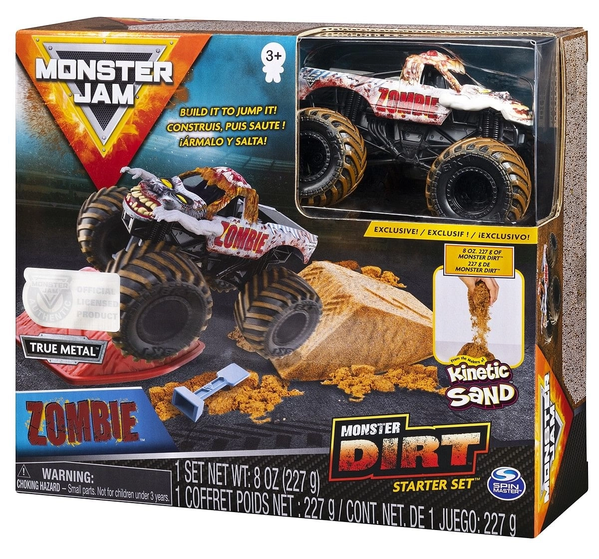 Monster Jam Kinetic Dirt Starter Set for age 3Y+