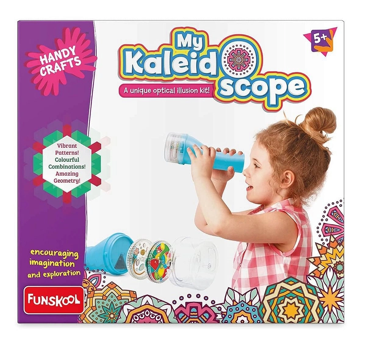 Handycrafts Kaleidoscope Plastic Multicolour 7Y+