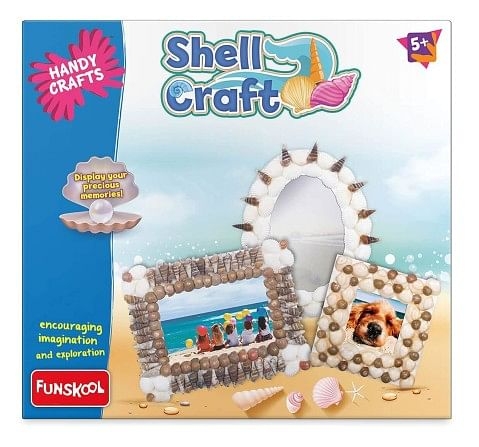 Handycrafts Shell Craft Plastic Multicolour 5Y+