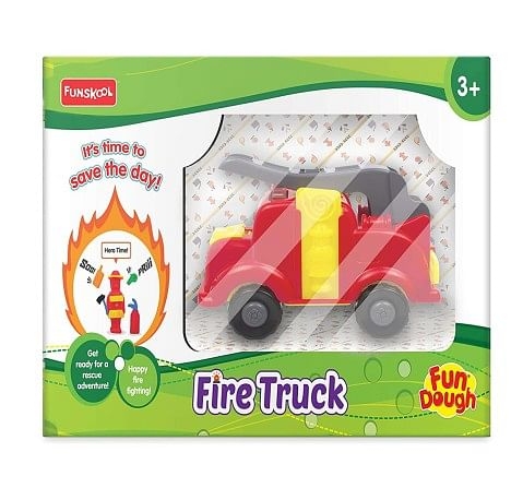 Fun Dough Fire Truck Plastic Multicolour 3Y+