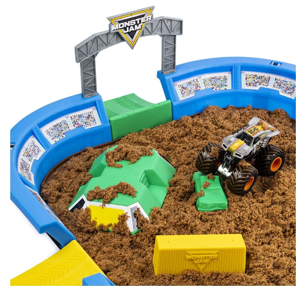 Monster Jam Metal Die-cast Play Set, Monster Dirt And 1 Vehicle, Multicolour