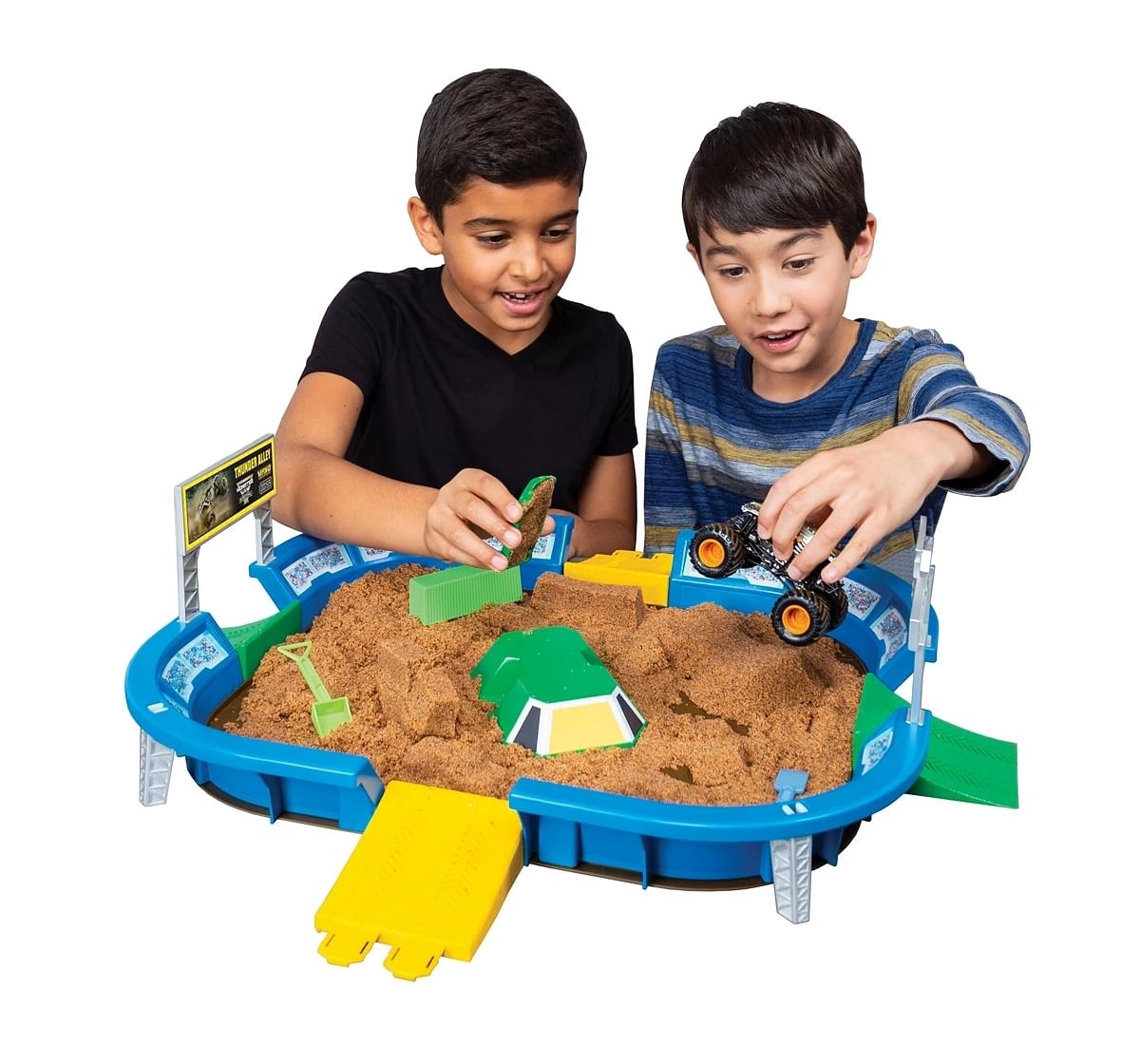 Monster Jam Metal Die-cast Play Set, Monster Dirt And 1 Vehicle, Multicolour