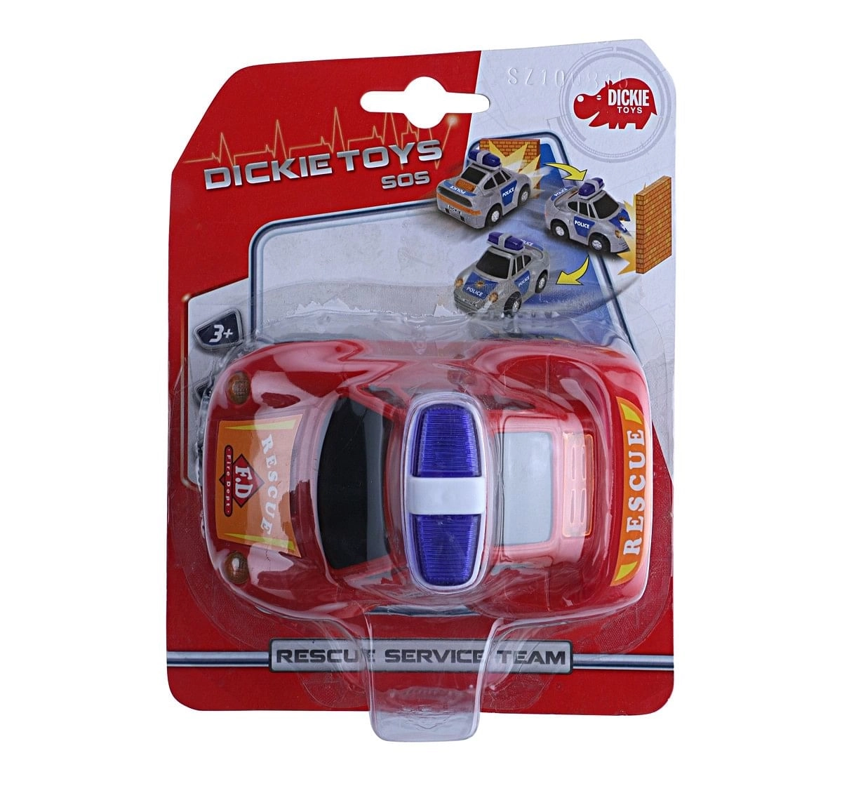 Dickie Rescue Service Team for Kids, Assorted, 3Y+ (Multicolor)