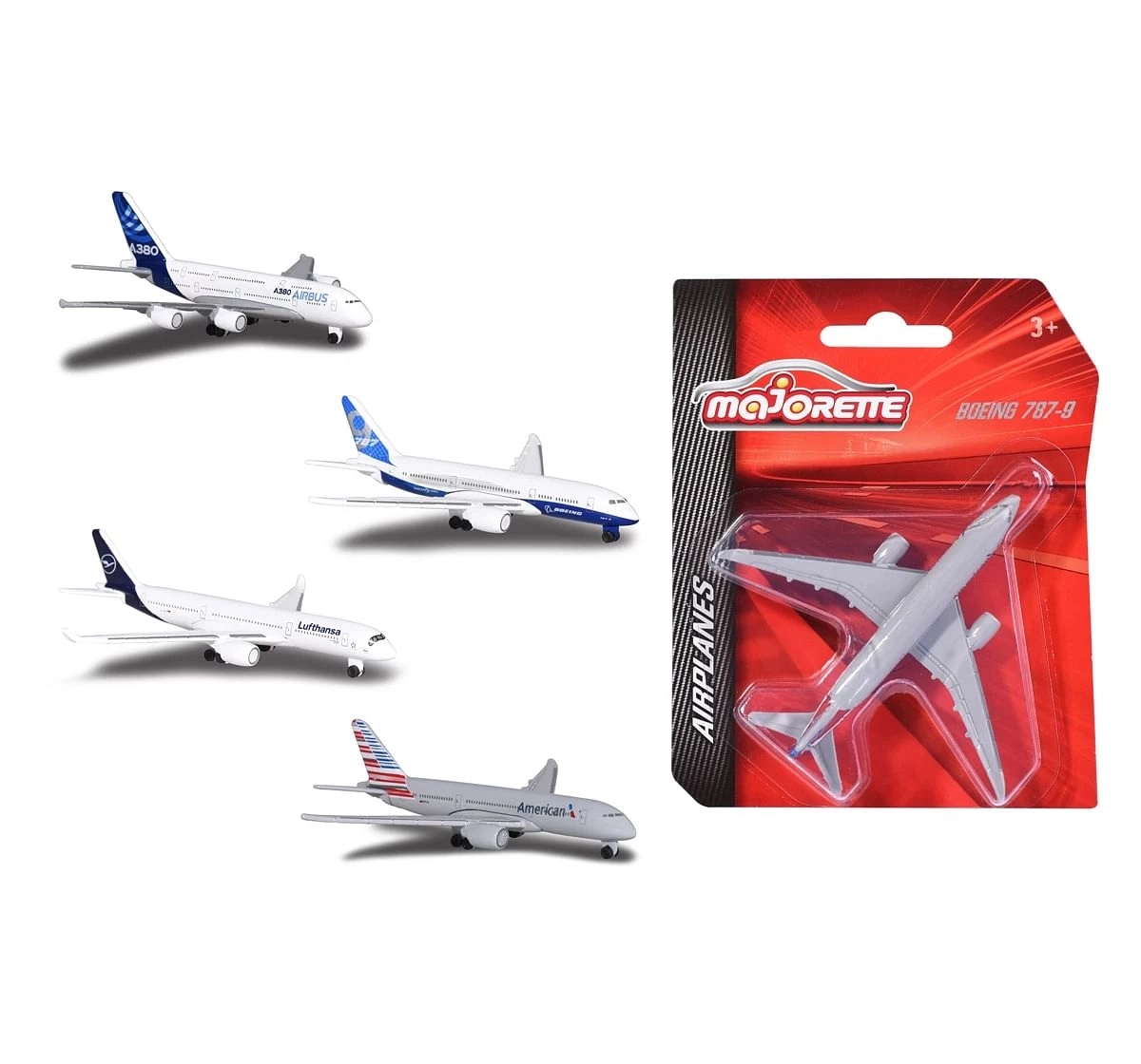 Majorette Airport License 4 13 Cm, Diecast Vehicle, Collectible Model For Kids, 3Y+, Assorted