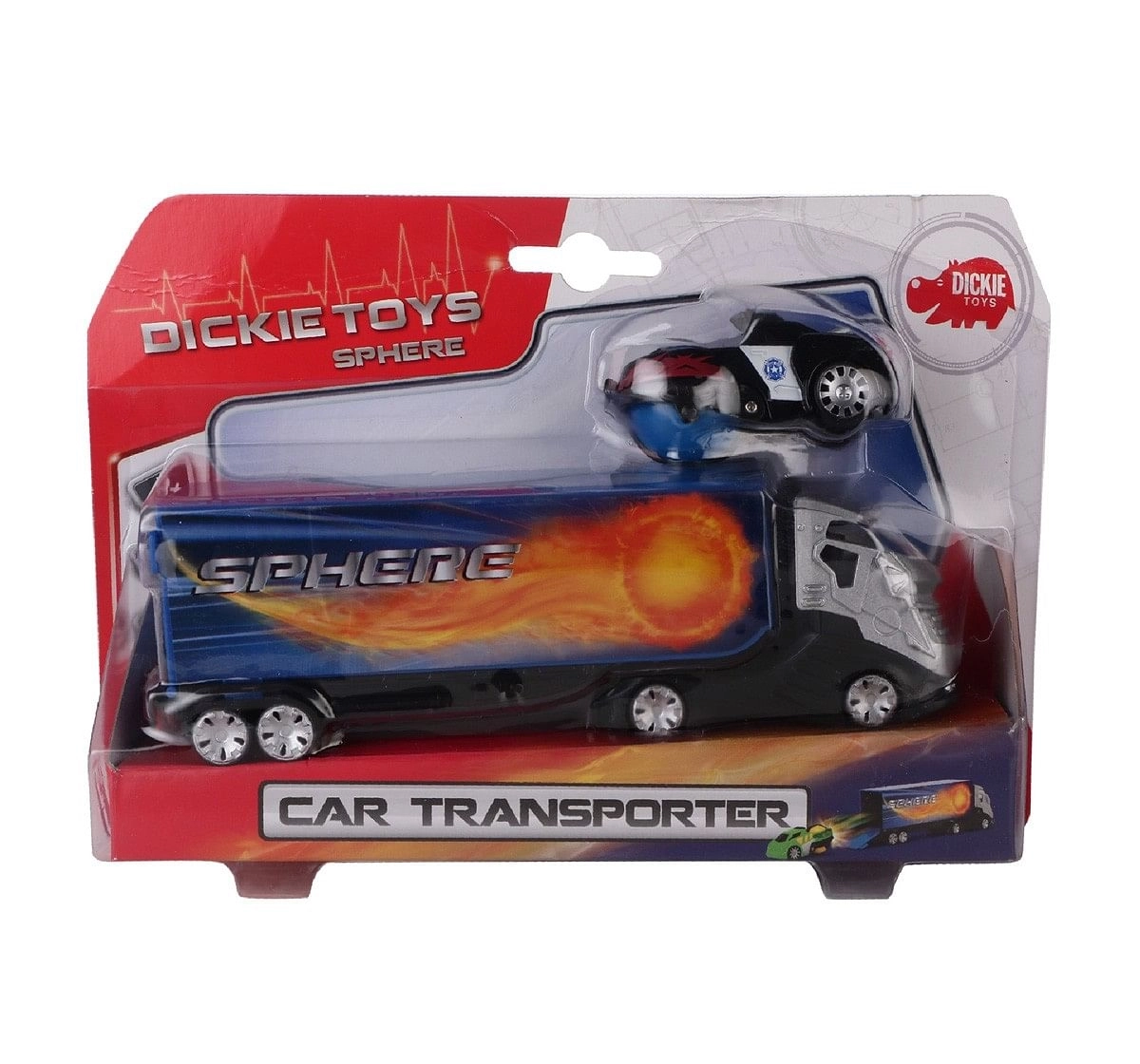 Dickie Sphere Car Transporter for Kids, Assorted, 3Y+ (Multicolor)