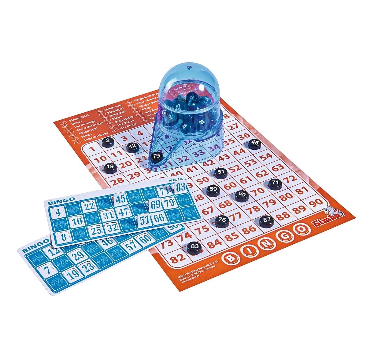 Simba WOT Games and More Travel Bingo Multicolor 6Y+