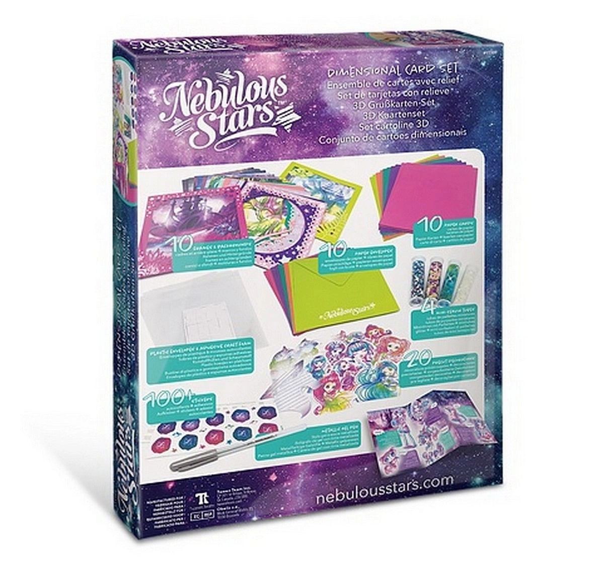 Nebulous Star Dimensional Card Set DIY kits Multicolor 7Y+