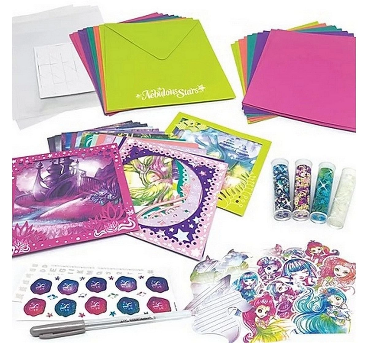 Nebulous Star Dimensional Card Set DIY kits Multicolor 7Y+