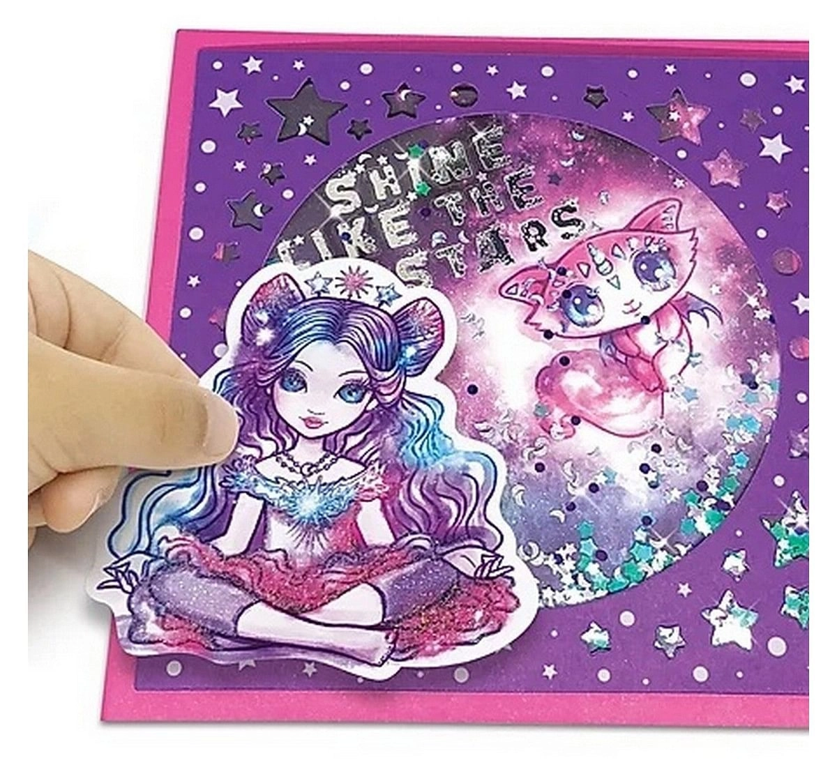 Nebulous Star Dimensional Card Set DIY kits Multicolor 7Y+