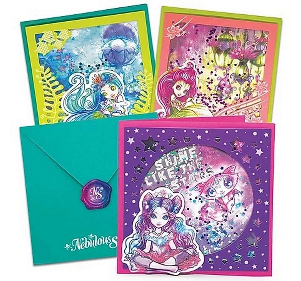 Nebulous Star Dimensional Card Set DIY kits Multicolor 7Y+