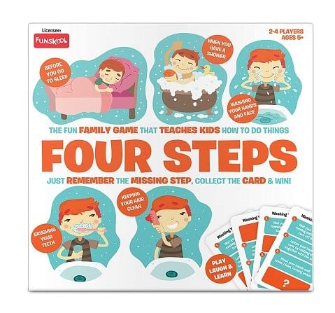 Funskool Four Steps Plastic Multicolour 3Y+