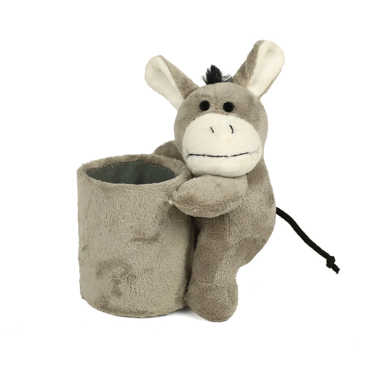  Donkey Animal Soft Plush Pen Stand For Kids, 3M+, Grey