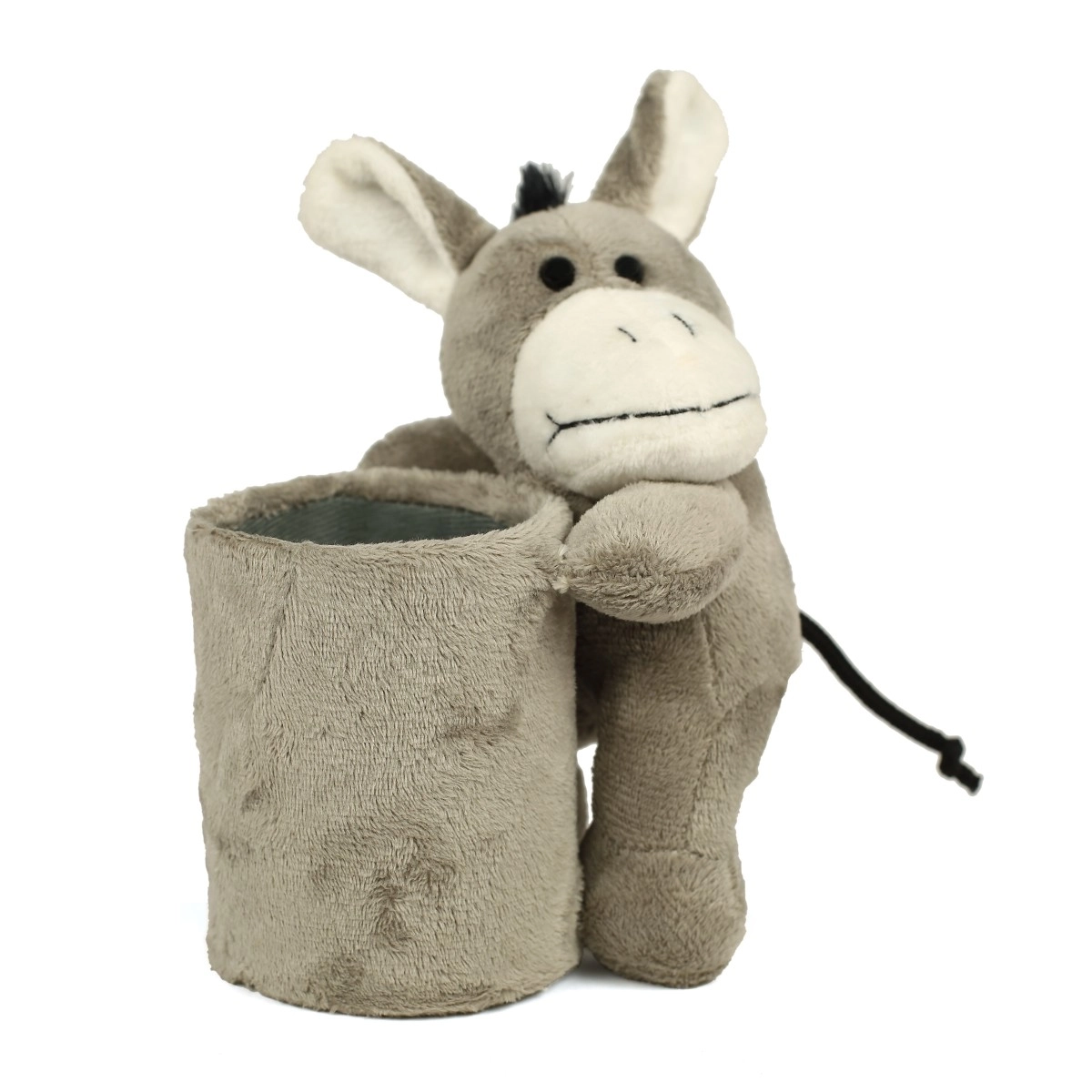  Donkey Animal Soft Plush Pen Stand For Kids, 3M+, Grey
