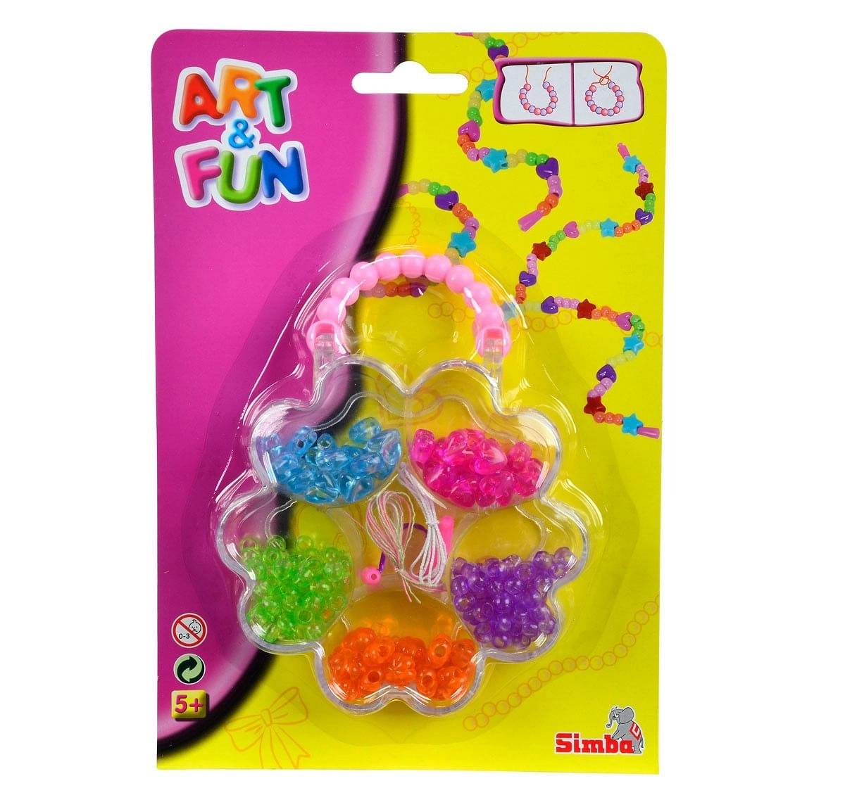 Simba Art and Fun Beadset Multicolor 5Y+
